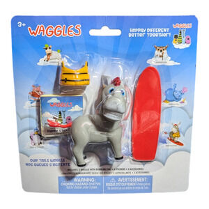 Waggles "Hoofnshmeis" - Toy Figure Set, featuring a donkey character Brand New